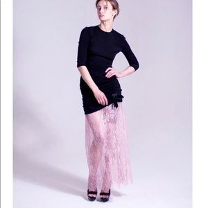 Alessandra Rich exclusive long evening dress.